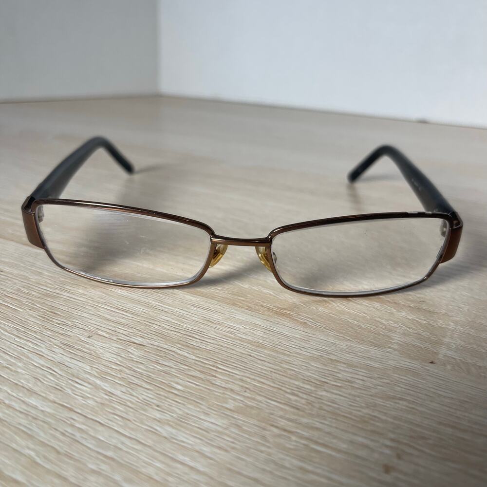 Gucci GG2777 CCI Eyeglasses Brown Glitter Rectangular 54-16-130 - Picture 2 of 9